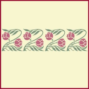 Art Nouveau Border 4 Stencil