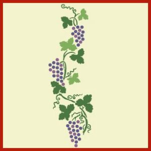 Grape 2 Stencil