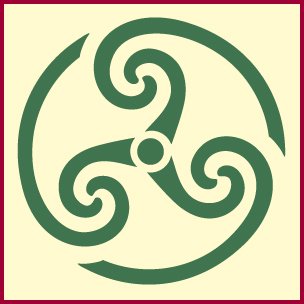 Celtic Triple Spiral