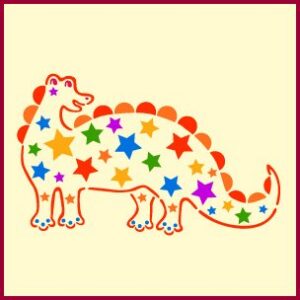 Dinosaur Stencil 2