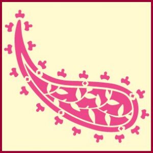 Paisley 3 Stencil