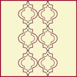 Moroccan Wall Stencil 