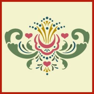 Rosemaling Pattern 8