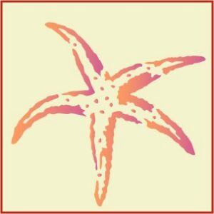Starfish Stencil