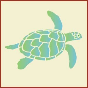 Sea Turtle Stencil