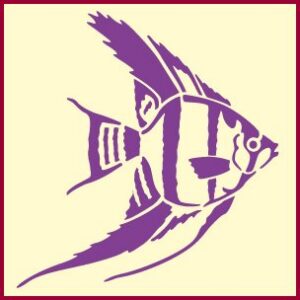 Angelfish 2 Stencil