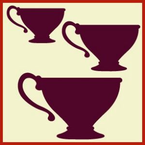 Silhouette Tea Cup