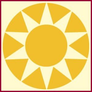 Sun 1 Stencil