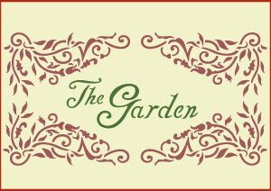 Victorian Garden Sign 1