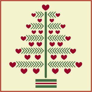 Christmas Tree Stencil 1
