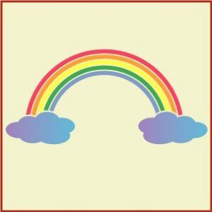 Rainbow Stencil