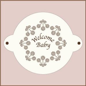 Baby Daisy Cake Stencil