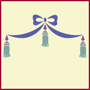 Bow and Tassels