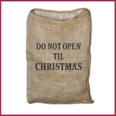 Do Not Open Till Christmas Stencil