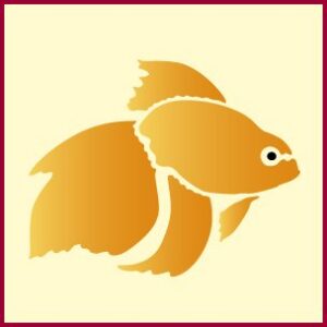 Goldfish Stencil