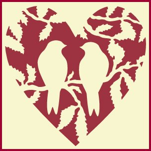 Lovebird Heart 2