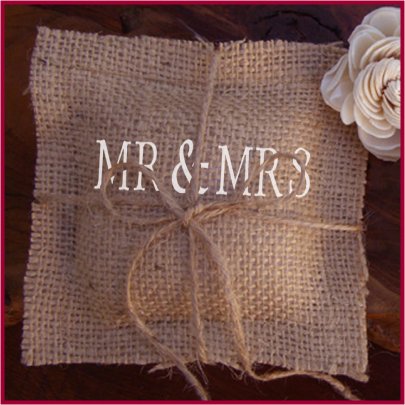 Mr and Mrs Ring Pillow