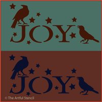 Joyful Crows Stencil
