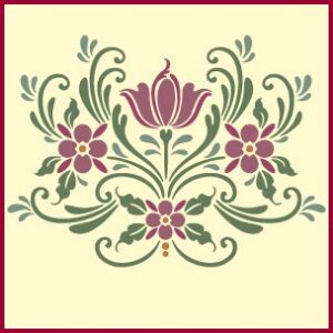Rosemaling Pattern 16
