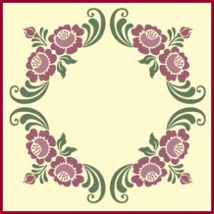 Rosemaling Rose 1