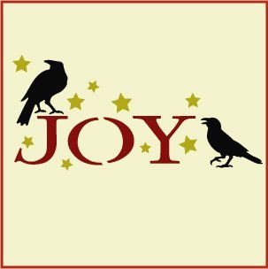 Joyful Crows Stencil