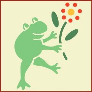 Frog Stencil