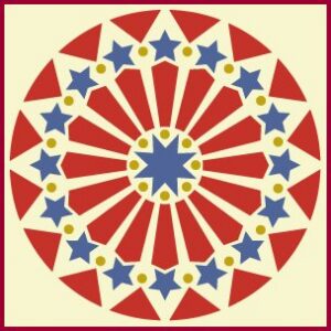 Stars and Stripes Circle