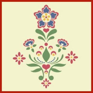 Rosemaling Pattern 1