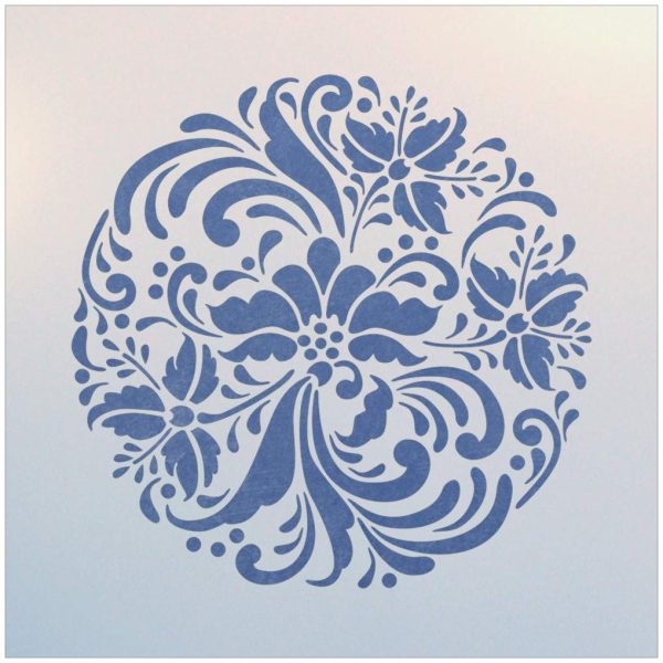 Rosemaling 20 stencil template from Amazon listing